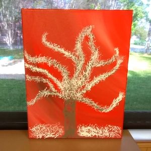 White Joy Acrylic painting of tree